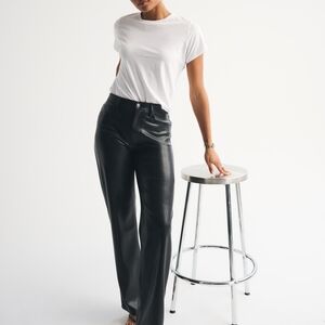 Abercrombie & Fitch Black Straight Leg Pants